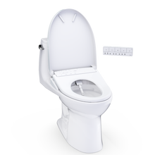 Load image into Gallery viewer, TOTO® Ultramax® WASHLET®+ S7A/S7 One-Piece Toilet - 1.28/ 1.6 GPF - UNIVERSAL HEIGHT - open view