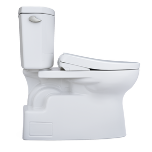 TOTO VESPIN® WASHLET®+ S7A/S7 Two-Piece Toilet - 1.28 GPF - flush side view