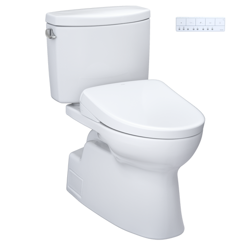 TOTO VESPIN® WASHLET®+ S7A/S7 Two-Piece Toilet - 1.28 GPF - main image