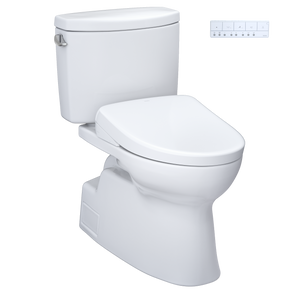 TOTO VESPIN® WASHLET®+ S7A/S7 Two-Piece Toilet - 1.28 GPF - main image