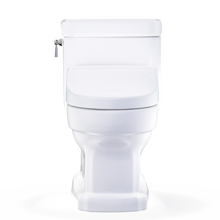 Load image into Gallery viewer, TOTO® WASHLET®+ Eco Guinevere® Elongated 1.28 GPF Universal Height Toilet with S5 Bidet Seat, Cotton White - MW9743446CEFG#01 - front view