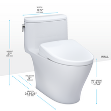 Load image into Gallery viewer, TOTO Nexus One-Piece + WASHLET dimensions