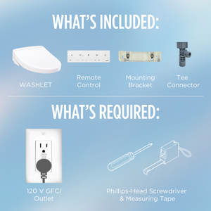 Washlet - What's included