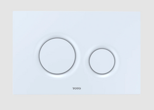 White Matte Basic Round Push Plate YT930#WH