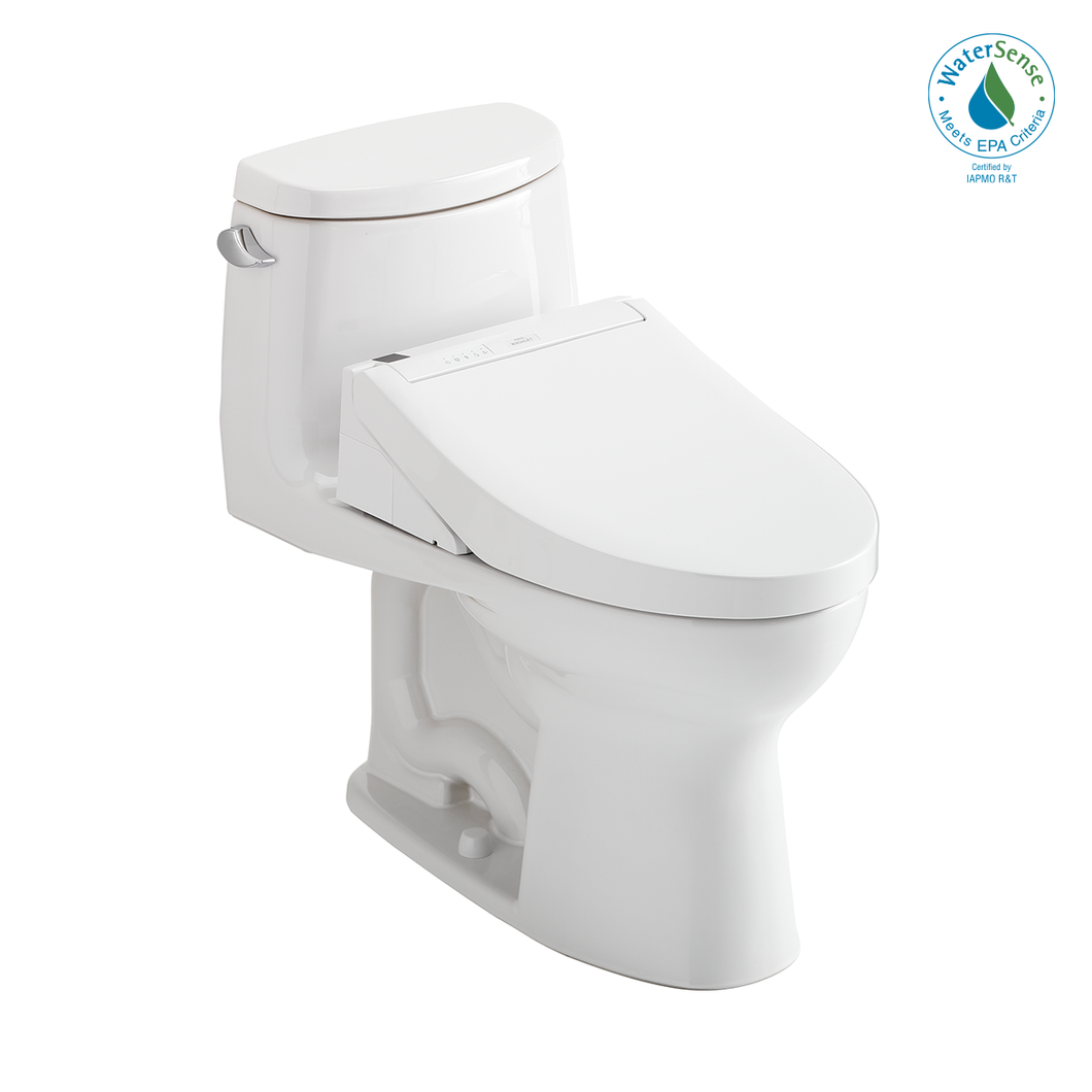 TOTO ULTRAMAX® II  WASHLET®+ C5 One-Piece Toilet - 1.28 GPF - MW6043084CEFG#01 - UNIVERSAL HEIGHT