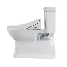 Load image into Gallery viewer, TOTO Soirée® WASHLET+ C5 One-Piece Toilet - 1.28 GPF - Universal Height - MW9643084CEFG#01 -side view