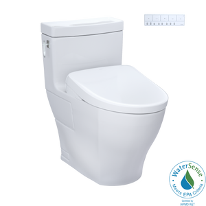 TOTO AIMES® WASHLET®+ S7 One-Piece Toilet - 1.28 GPF - MW6264726CEFG#01 - UNIVERSAL HEIGHT- Main image