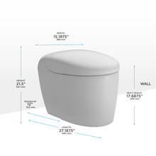 Load image into Gallery viewer, TOTO NEOREST® RS Dual Flush Toilet - 1.0 GPF &amp; 0.8 GPF - MS8341CUMFG#01 - dimensions