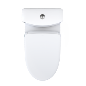 TOTO AQUIA® IV - WASHLET®+ S7A One-Piece Toilet - 1.28 GPF & 0.9 GPF - MW6464736CEMFGN(A) - Universal Height - top view