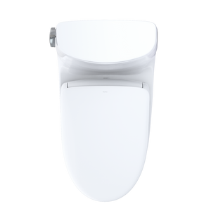 TOTO CARLYLE® II  WASHLET®+ S7A One-Piece Toilet - 1.28 GPF - Auto-Flush - MW6144736CEFGA#01 - UNIVERSAL HEIGHT - top view