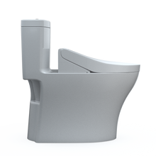 Load image into Gallery viewer, TOTO AQUIA® IV - WASHLET®+ C5 One-Piece Toilet - 1.28 GPF &amp; 0.9 GPF - MW6463084CEMFGN#01- Universal Height - side view