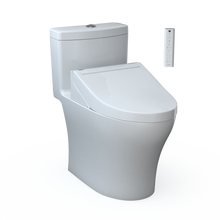 Load image into Gallery viewer, TOTO AQUIA® IV - WASHLET®+ C5 One-Piece Toilet - 1.28 GPF &amp; 0.9 GPF - MW6463084CEMFGN#01- Universal Height - with remote