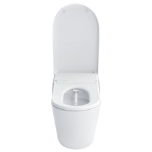 Load image into Gallery viewer, TOTO NEOREST® LS Dual Flush Toilet - 1.0 GPF &amp; 0.8 GPF  - MS8732CUMFG - lid open view front facing