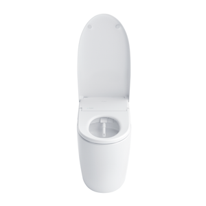 TOTO NEOREST® AS Dual Flush Toilet - 1.0 GPF & 0.8 GPF - MS8551CUMFG#01 - lid open view, front facing