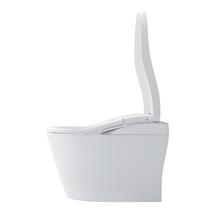 Load image into Gallery viewer, TOTO NEOREST® LS Dual Flush Toilet - 1.0 GPF &amp; 0.8 GPF  - MS8732CUMFG - lid open side view