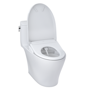 TOTO® NEXUS® Washlet®+ S7 One-Piece Toilet - 1.28 GPF  - MW6424726CEFG(A)#01 - open view