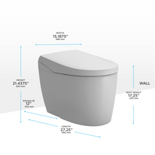 Load image into Gallery viewer, TOTO NEOREST® AS Dual Flush Toilet - 1.0 GPF &amp; 0.8 GPF - MS8551CUMFG#01 - with dimensions