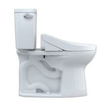 Load image into Gallery viewer, TOTO®  Drake Washlet®+ C5 Two-Piece Toilet - 1.6 GPF - MW7763084CSFG#01 - side view with trip lever