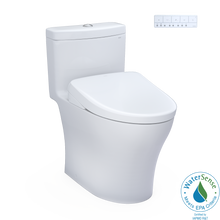Load image into Gallery viewer, TOTO AQUIA® IV - WASHLET®+ S7A One-Piece Toilet - 1.28 GPF &amp; 0.9 GPF - MW6464736CEMFGN(A) - Universal Height