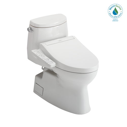 TOTO CARLYLE® II  WASHLET®+ C2 One-Piece Toilet - 1.28 GPF - MW6143074CEFG#01 - UNIVERSAL HEIGHT