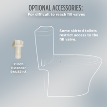 Load image into Gallery viewer, Skirted Toilet extender part for WASHLET