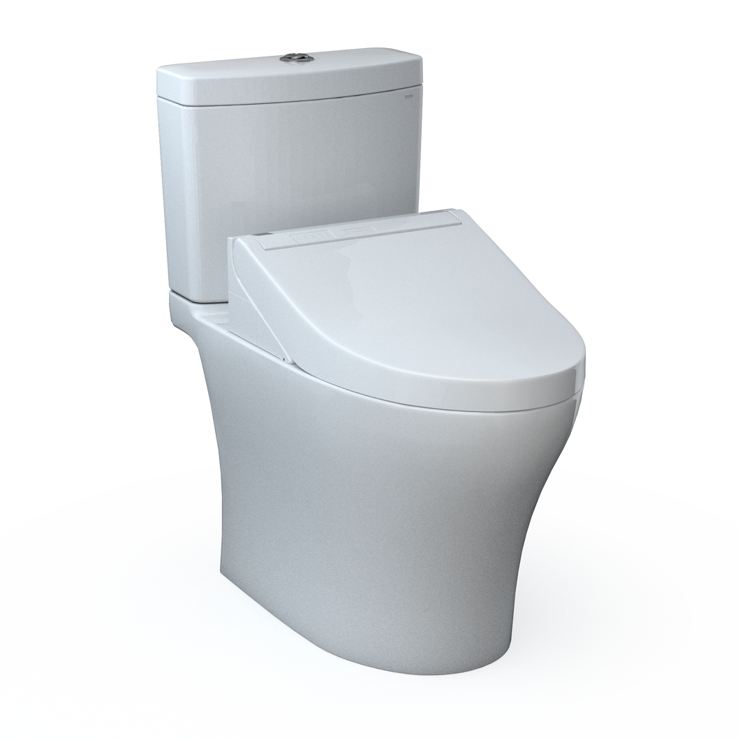 TOTO AQUIA® IV - WASHLET®+ C5 Two-Piece Toilet - 1.28 GPF & 0.9 GPF - MW4463084CEMGN#01