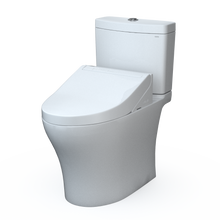 Load image into Gallery viewer, TOTO AQUIA® IV - WASHLET®+ C5 Two-Piece Toilet - 1.28 GPF &amp; 0.9 GPF - MW4463084CEMGN#01 - diagonal view