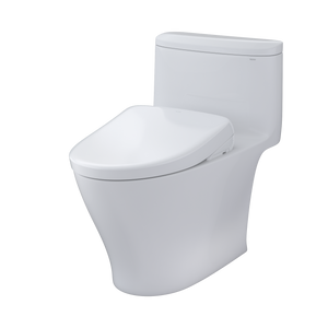 TOTO® NEXUS® Washlet®+ S7A One-Piece Toilet - 1.28 GPF  - MW6424736CEFG(A)#01 - diagonal view