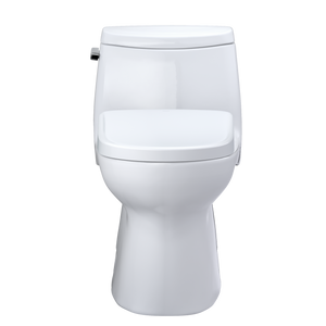 TOTO CARLYLE® II  WASHLET®+ S7A One-Piece Toilet - 1.28 GPF - Auto-Flush - MW6144736CEFGA#01 - UNIVERSAL HEIGHT - front view