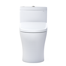 Load image into Gallery viewer, TOTO AQUIA® IV - WASHLET®+ S7A One-Piece Toilet - 1.28 GPF &amp; 0.9 GPF - MW6464736CEMFGN(A) - Universal Height - front view