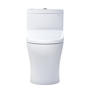 TOTO AQUIA® IV - WASHLET®+ S7A One-Piece Toilet - 1.28 GPF & 0.9 GPF - MW6464736CEMFGN(A) - Universal Height - front view