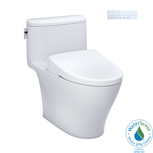 TOTO® NEXUS® WASHLET+ S7A One-Piece Toilet - 1.28 GPF - Auto Flush -  MW6424736CEFGA – Clear Moon Bidets