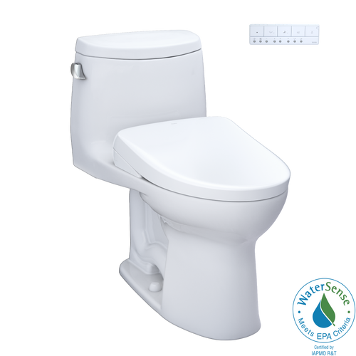 TOTO ULTRAMAX® II  WASHLET®+ S7A One-Piece Toilet - 1.28 GPF - MW6044736CEFG#01 - UNIVERSAL HEIGHT