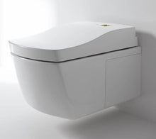 Load image into Gallery viewer, TOTO NEOREST® EW Wall-Hung Dual-Flush Toilet - CWT994CEMFG#01 left side diagonal view