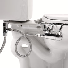 Load image into Gallery viewer, GoBidet 2003C Chrome Bidet Attachment + Hot Water Kit