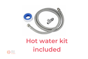 GoBidet 2003C Chrome Bidet Attachment + Hot Water Kit