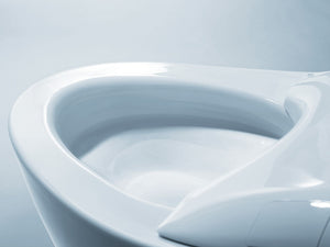 TOTO NEOREST® NX1 Dual Flush Toilet - 1.0 GPF & 0.8 GPF - MS900CUMFG#01 - top view diagonal  seat open