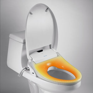 Brondell Swash 1400 Bidet Toilet Seat - Elongated, White