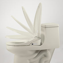 Load image into Gallery viewer, Brondell Swash 1400 bidet toilet seat biscuit color gentle closing lid
