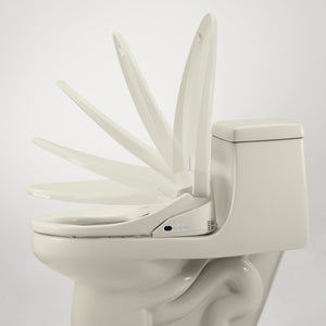Brondell Swash 1400 bidet toilet seat biscuit color gentle closing lid