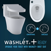 Load image into Gallery viewer, TOTO DRAKE® Two-Piece Toilet, 1.6 GPF, Elongated Bowl - REGULAR HEIGHT - MS776124CSG01 - washlet + ready