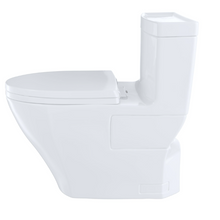 Load image into Gallery viewer, TOTO AIMES® One-Piece Toilet, 1.28GPF, Elongated Bowl - UNIVERSAL HEIGHT - MS626124CEFG#01 - Side view