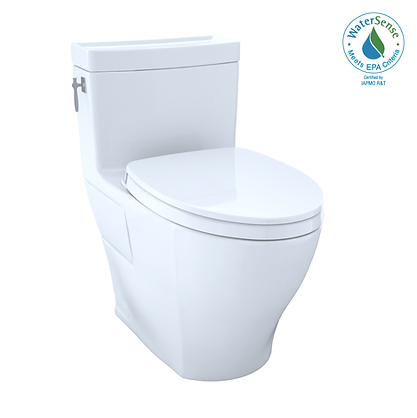 TOTO AIMES® One-Piece Toilet, 1.28GPF, Elongated Bowl - UNIVERSAL HEIGHT - MS626124CEFG#01 - Water Sense