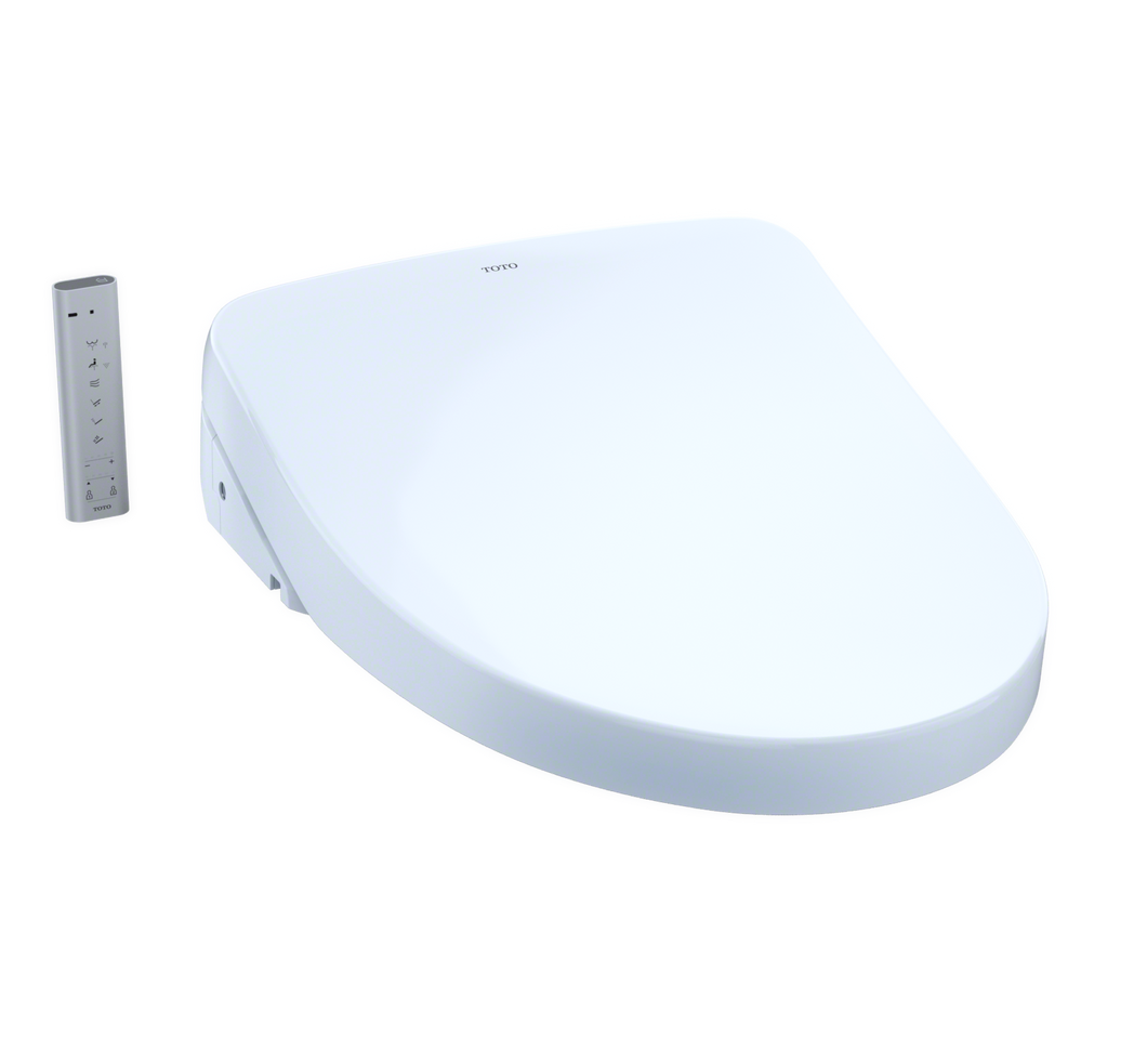 Toto Washlet S550e Bidet toilet seat with EWATER+ contemporary lid White - SW3056#01